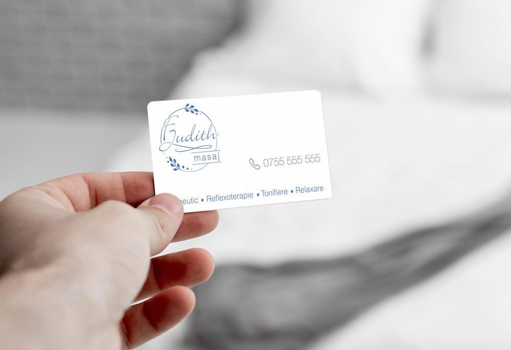 massage parlour logo and business card